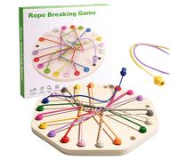 Twisted Rope Puzzle Gioco - Tavola Per Rilasciare Nodi, Giocattoli Pensiero | Portatile Per Districare Corde, Sviluppare Abilità Cognitive Per Bambini 3 Anni In su, Educativo