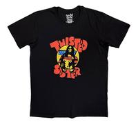 Twisted Sister 76 autorizzato Uomo maglietta