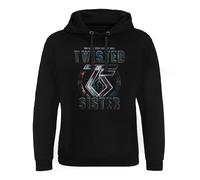 Twisted Sister Felpa Con Cappuccio Nera A Maniche Lunghe Pullover Epic