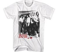 Twisted Sister Glam Rock Lipstick Men's T Shirt Heavy Metal Band Concert Tour White S