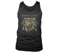 Twisted Sister Officialmente Licenziata Vintage Band Canotta Uomo Nera