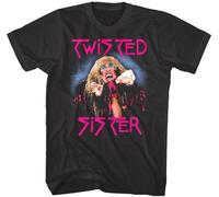Twisted Sister Stay Hungry Album T-Shirt Dee Snider Singer Glam Rock Shirt per Uomo T-Shirt, Tsbpp-3830, S