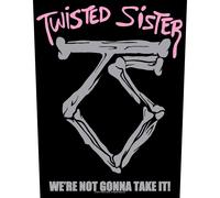 Twisted Sister We're Not Gonna Take It 30x36x27cm Toppa da schiena da cucire