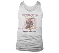 Twisted Sister - World Tour 1984 Canotta Da Uomo Ufficiale Bianca
