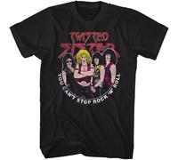 Twisted Sister You Can't Stop Rock N Roll Men's T Shirt Metal Band Music Merch Black 3XL