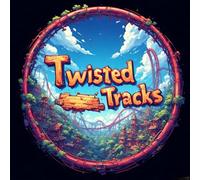 Twisted Tracks: An Adult Coloring Book of Impossible Rollercoasters