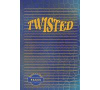 Twisted Wavy Line Pages: Pretty Purple Classic Notebook With A Twist