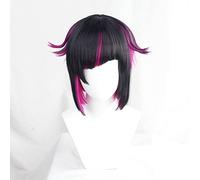 Twisted-Wonderland Lilia Vanrouge Parrucca Cosplay Rosa Misto Nero Capelli Cosplay Sintetici Halloween Unisex Gioco Di Ruolo Come Foto