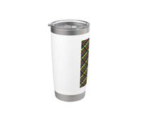 Twister Logo Pattern Dark Bicchiere termico in acciaio inox doppia parete