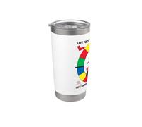 Twister Logo Pattern Dark Bicchiere termico in acciaio inox doppia parete