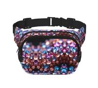 Twister - Marsupio a pois con 5 stampe per donne e uomini, con cinghia regolabile, per viaggi, escursionismo, ciclismo