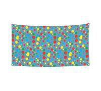 Twister Polka Dots Stampa Halloween Natale Banner Decor Outdoor Indoor Hanging Party Sign A prova di sbiadimento per uso ripetuto