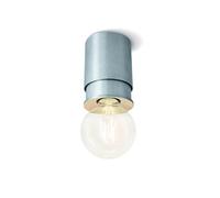Twister Pure Lampada da soffitto - Facile da montare, senza viti, solo un gancio, protetto da brevetto, E27 - Alluminio