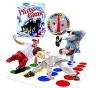 Twisting Gioco per Adulti Bambini, Divertente Twister Gioco, adatto per il divertimento in casa (160 x 115 cm, Multicolore)