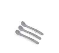 Twistshake 3x Cucchiai per Bambini di Manico Lungo, Cucchiai per lo Svezzamento, Neonato Cucchiaino, 4+ Mesi, Senza BPA, Grigio Pastello