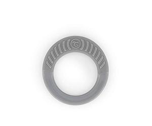 Twistshake - Anello massaggiagengive per bambini, senza BPA, a partire da 1 mese, colore: grigio pastello