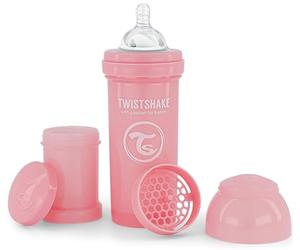 Twistshake Biberon anti-coliche 260 ml 2 + Mesi - Rosa