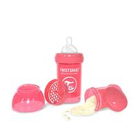 Twistshake Biberon anti coliche per neonati, 180 ml, 0+ mesi, Pesca