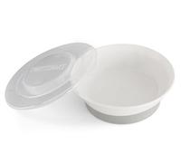 Twistshake Ciotola Bambini con Coperchio Ermetico | Piatto Svezzamento 6+ Mesi | Contenitore Pappa | Scodella Allenamento Cibo Neonati | Senza BPA | Ciotolina Prima Infanzia | Bianco