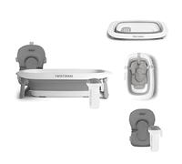 Twistshake Kit per il Bagnetto dei Bambini - Set di 3 | Vaschetta Pieghevole + Cuscino + Tazza di Bagno | Leggero-Portatile-Facile da Pulire | Design Ergonomico | Senza BPA/BPS