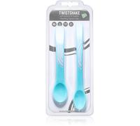 Twistshake Set Cucchiaino 4+ mesi Blu Pastello 2 pezzi - Accessorio Bimbi