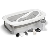 Twistshake Set V2 - Vasca da bagno pieghevole con cuscino da bagno e lavello, capacità 30 l, senza BPA, 0-4 anni, grigio pastello