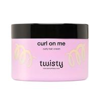 TWISTY Curl On Me Crema Capelli Ricci 250 ml - Curl Cream Idratante Anticrespo, Burro di Karité e Semi di Lino