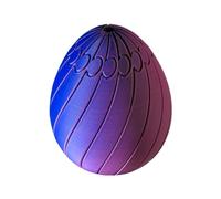 Twisty Egg - 2,76 pollici 3D Printing Material Twisty Fidget Egg | Easter Basket Stuffers, Stress Relief Toy for Boys Girls Adults Students, Travelers Home Office and Classroom Use