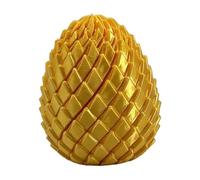 Twisty Fidget Egg, 3D Printed Rotating Stress Relief, 6.5x6.5x7.5cm, Sensory Puzzle Toy, Flexible Mechanism, For Youth Students Boys Girls Traveling Desk Bedroom Living Room Home