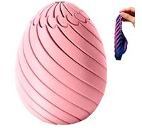 Twisty Fidget Egg, 3D Printed Twisty Fidget Egg, Slippery Rotating Puzzle Toy, Sensory Stress Relief Gadget for Kids & Adults, Anti-Anxiety Easter Basket Fillers Gifts (E)