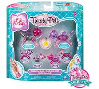 Twisty Petz, Braccialetti Trasformabili Versione Famiglia, Confezione da 6 Pezzi, 2 Standard e 4 Cuccioli, Modelli Assortiti, dai 4 Anni