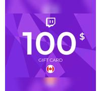 Twitch Gift Card 100 CAD Key - CANADA