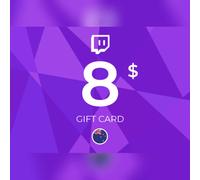 Twitch Gift Card 8 AUD Key - AUSTRALIA