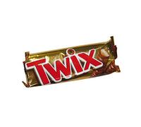 TWIX 25 Confezioni snack cioccolato merendina singolo 50gr con caramello