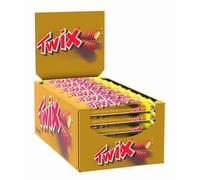 Twix ORIGINAL Barrette di Cioccolato, Confezione da 25 Pezzi x 50 gr