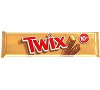 Twix Snack al Cioccolato con Caramello, 10 Barrette x 50g