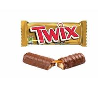 Twix Twin Chocolate Barrette - 50 g - Confezione da 12 (50 g x 12 barrette)