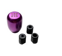 Twixral Leva del cambio Leva del cambio universale con pomello per manuale | Migliora la tua esperienza di guida con il nostro pomello del cambio in alluminio leggero.(Style A Purple 5S)