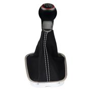 Twixral Leva del cambio Leva di avvio del pomello cambio per VW 2010-2019 | Per resistente cuffia del pomello del cambio in pelle per VW per Polo V e per Vento, facile installazione.(Type 6)