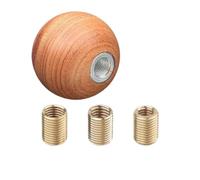 Twixral Modifica del pomello cambio per auto, rotondo personalizzato | Design elegante in legno, universale per vestibilità, facile installazione per la maggior parte dei veicoli.