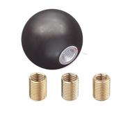 Twixral Modifica del pomello cambio per auto, rotondo personalizzato | Design elegante in legno, universale per vestibilità, facile installazione per la maggior parte dei veicoli.