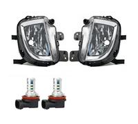 TWMEU Fari Fendinebbia Anteriori Per VW Per Golf 6 Per A6 MK6 Per Cabriolet Per GTI Per Jetta Per GLI 12-16 Gruppo Fendinebbia Paraurti Anteriore Luce Faro Fendinebbia Anteriore(Pair With LED M*10)