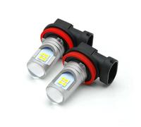 TWMEU Fari Fendinebbia Paraurti Per Volvo C30 C70 S40 2004-2012 S80 V50 V70 Per XC60 2010-2013 XC70 2 Pezzi LED Fendinebbia Blub H8 H11 Lampada Canbus Nessun Errore