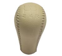 TWMEU Manopola Cambio Auto Per NISSAN Per Navara D40 Per Frontier Per Pathfinder R51 2 Doppia Cabina Manuale 5/6 Marce Pomello Del Cambio Nero Maniglia Leva Pomello Cambios(Beige-5 Speed)