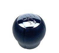 TWMEU Manopola Cambio Auto Per OPEL Per CORSA C (01-06) Per TIGRA B (04-12) Per COMBO C (01-11) Pomello Del Cambio Manuale A 5 Marce Cuffia In Pelle Pomello Cambios(Chrome)