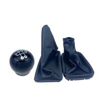 TWMEU Manopola Cambio Auto Per OPEL Per CORSA C (01-06) Per TIGRA B (04-12) Per COMBO C (01-11) Pomello Del Cambio Manuale A 5 Marce Cuffia In Pelle Pomello Cambios(With Circle 3Pcs)