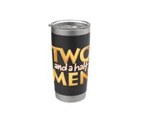 Two and a Half Men Logo Bicchiere termico in acciaio inox doppia parete