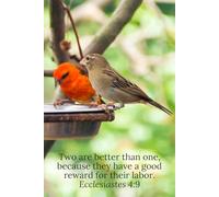 Two are better than one, because they have a good reward for their labor. Ecclesiastes 4:9 - Daily Journal