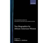 Two Biographies of African-American Women (Copertina rigida)