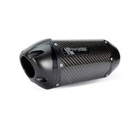 Two Brothers Racing S1R 3K Nero Serires Slip-On - Inossidabile 005-3860405-S1B